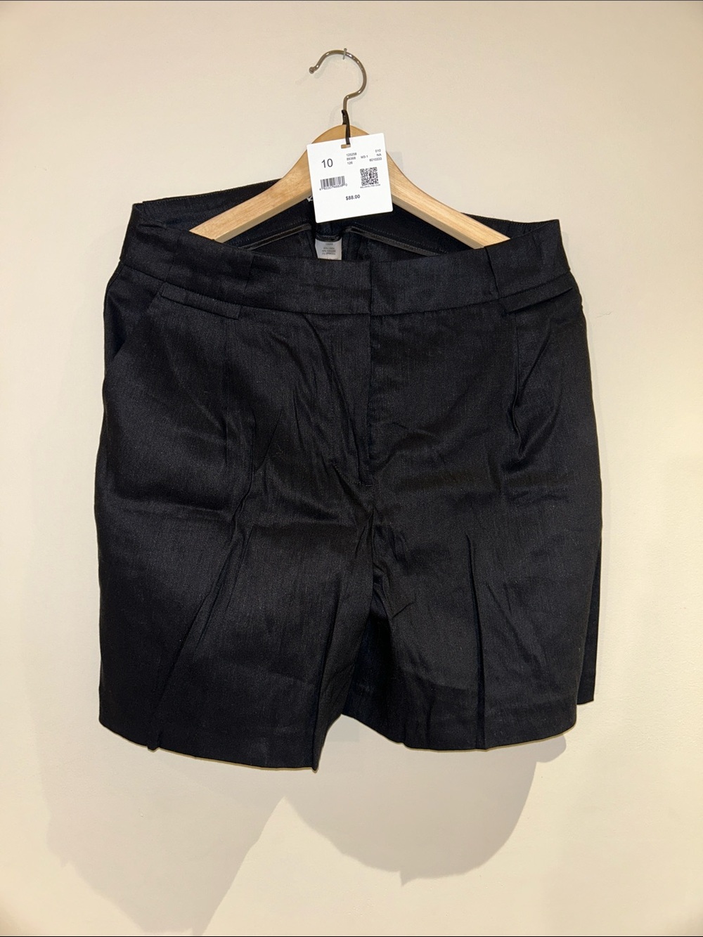Tailored Black Women's Bermuda Shorts